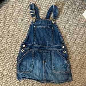 Baby Gap Girls Jean Overall Dress size 2T